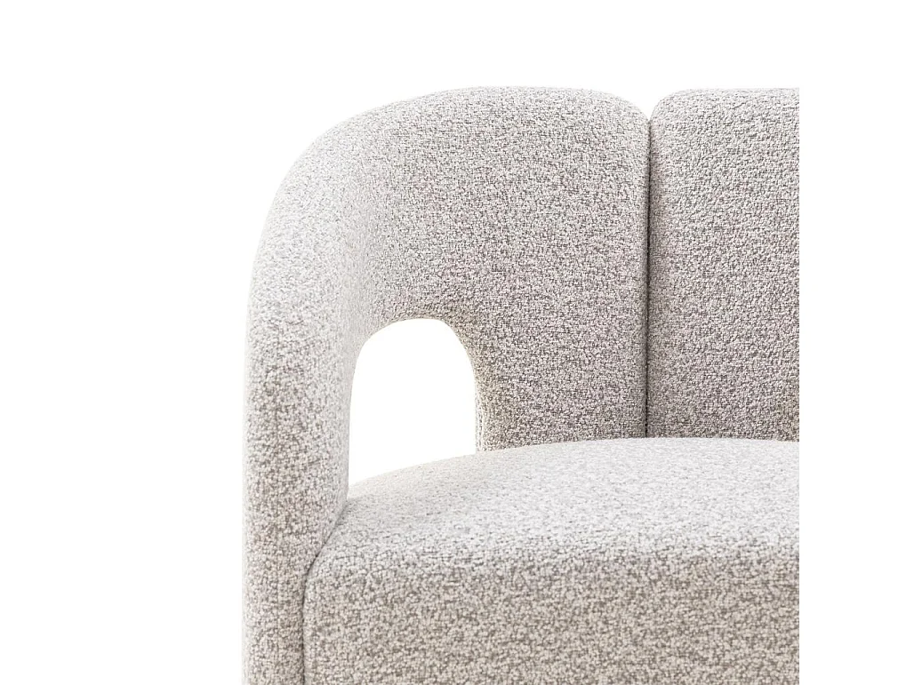 Polsterstuhl 62x56x77 cm Grau Joel