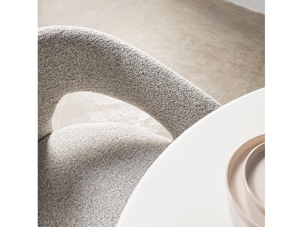 Polsterstuhl 62x56x77 cm Grau Joel