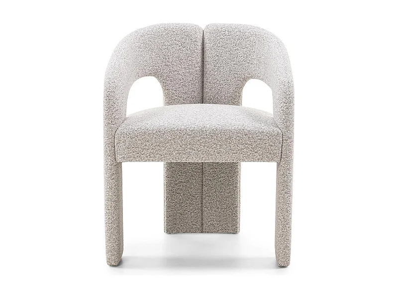 Fauteuil rembourré 62x56x77 cm Gris Joel