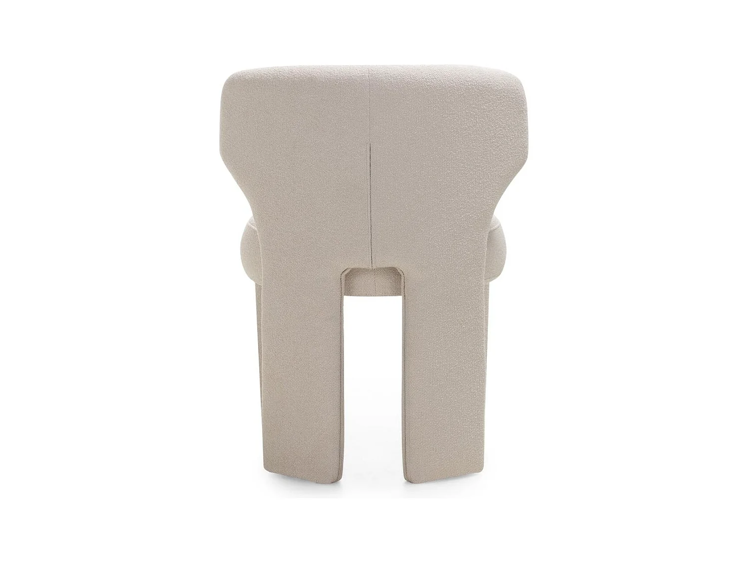 Poltrona imbottita 59x57x83 cm crema selen