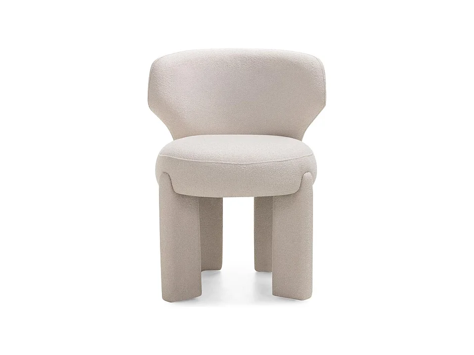 Polsterstuhl 59x57x83 cm creme Selen