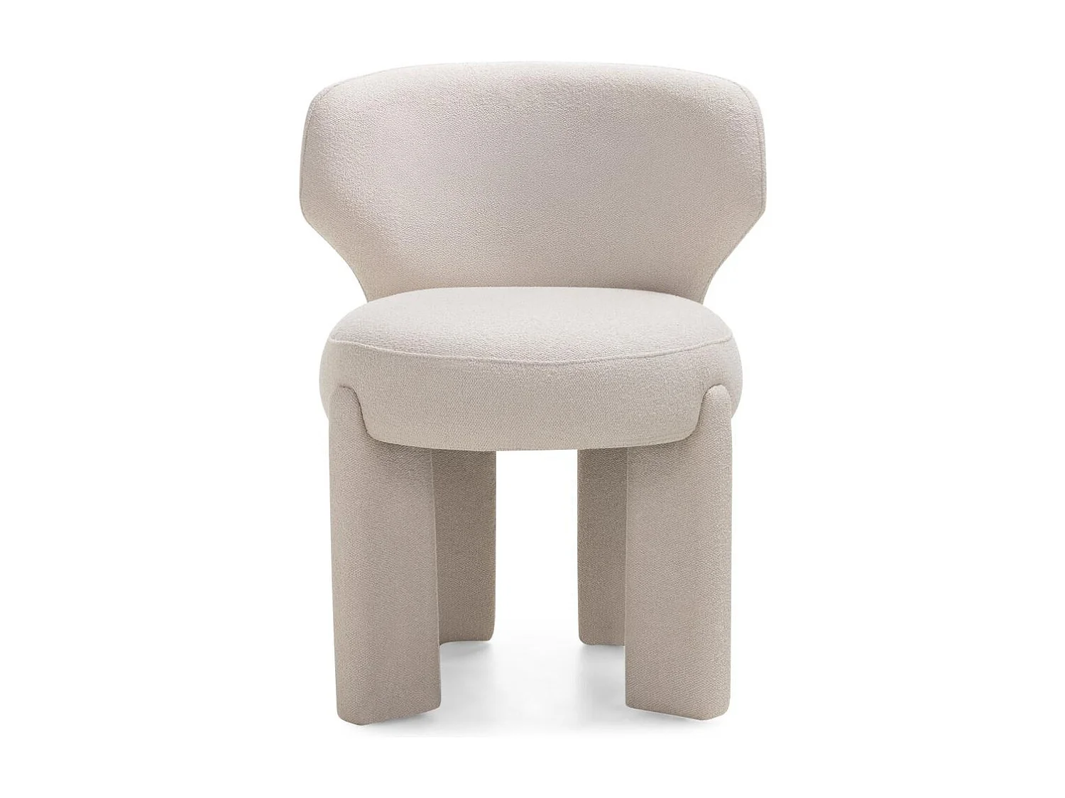 Polsterstuhl 59x57x83 cm creme Selen