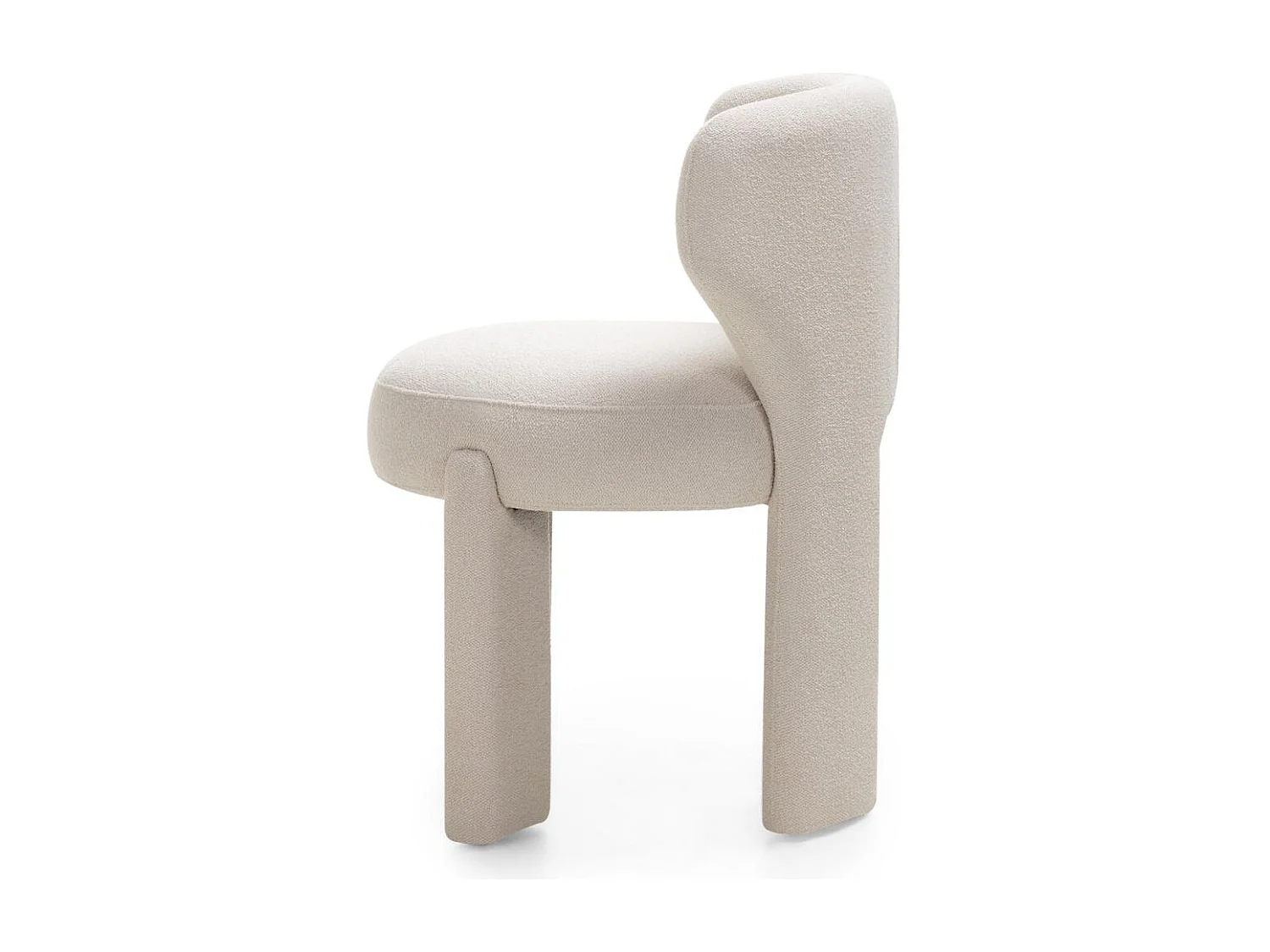 Polsterstuhl 59x57x83 cm creme Selen