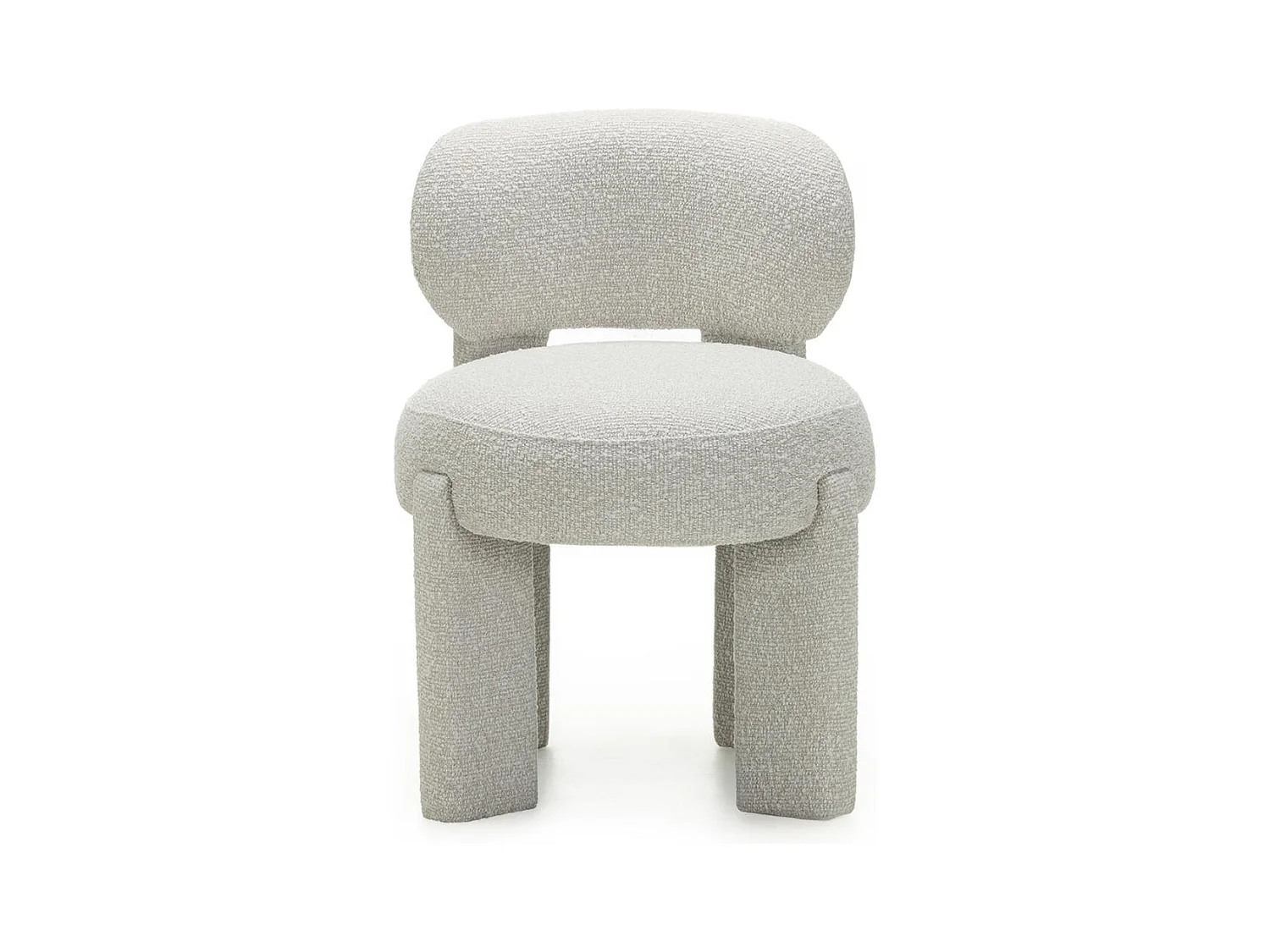 Fauteuil rembourré 60x60x80 cm beige Samma