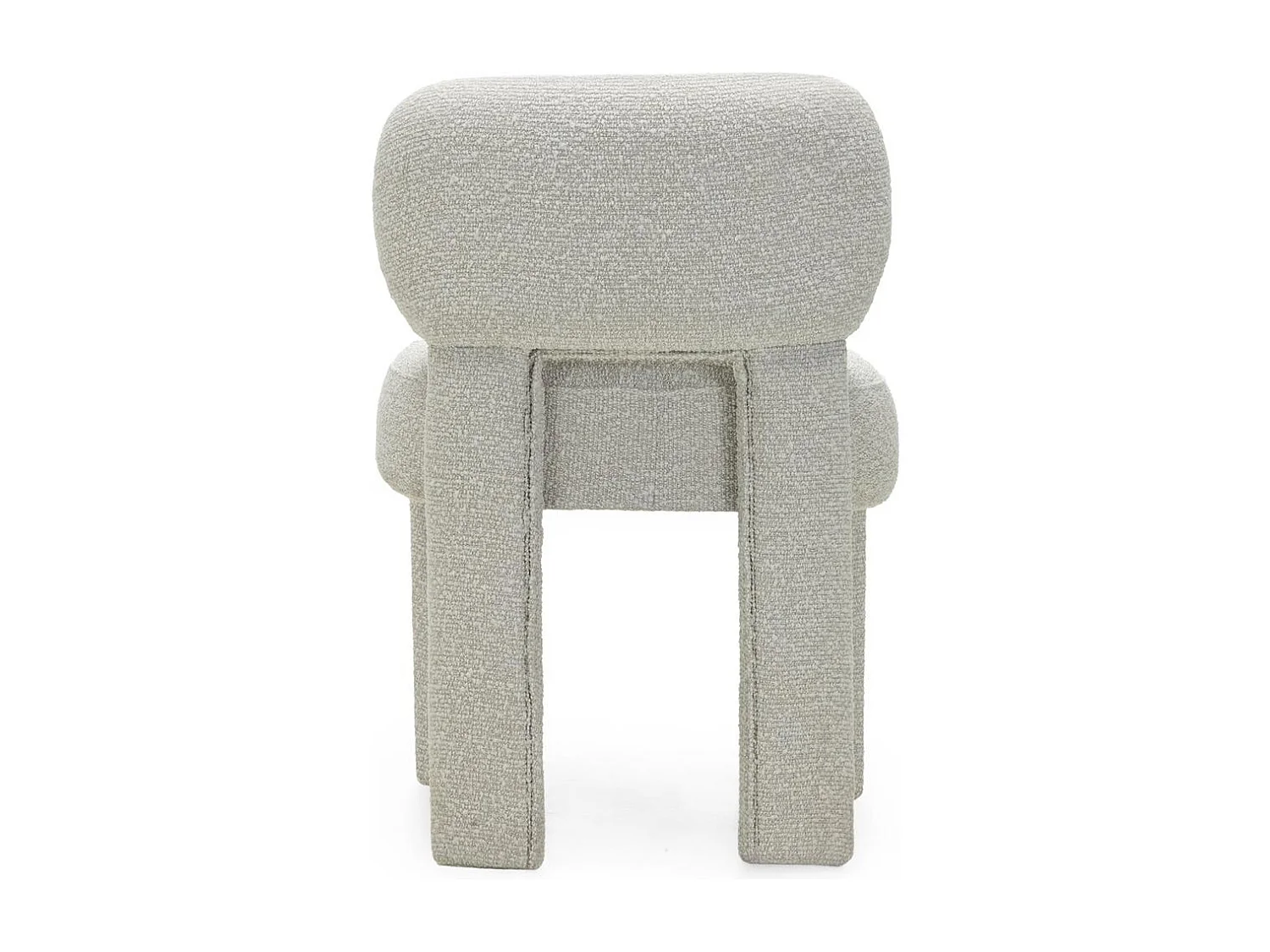 Gestoffeerde stoel 60x60x80 cm beige Samma