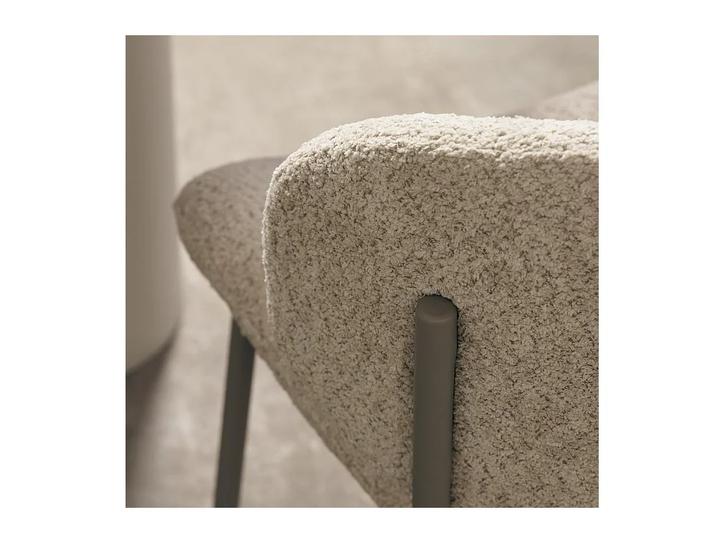 Polsterstuhl 53x59,5x80 cm beige Sukra