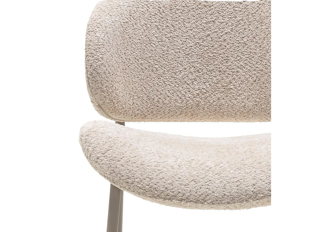 Polsterstuhl 53x59,5x80 cm beige Sukra