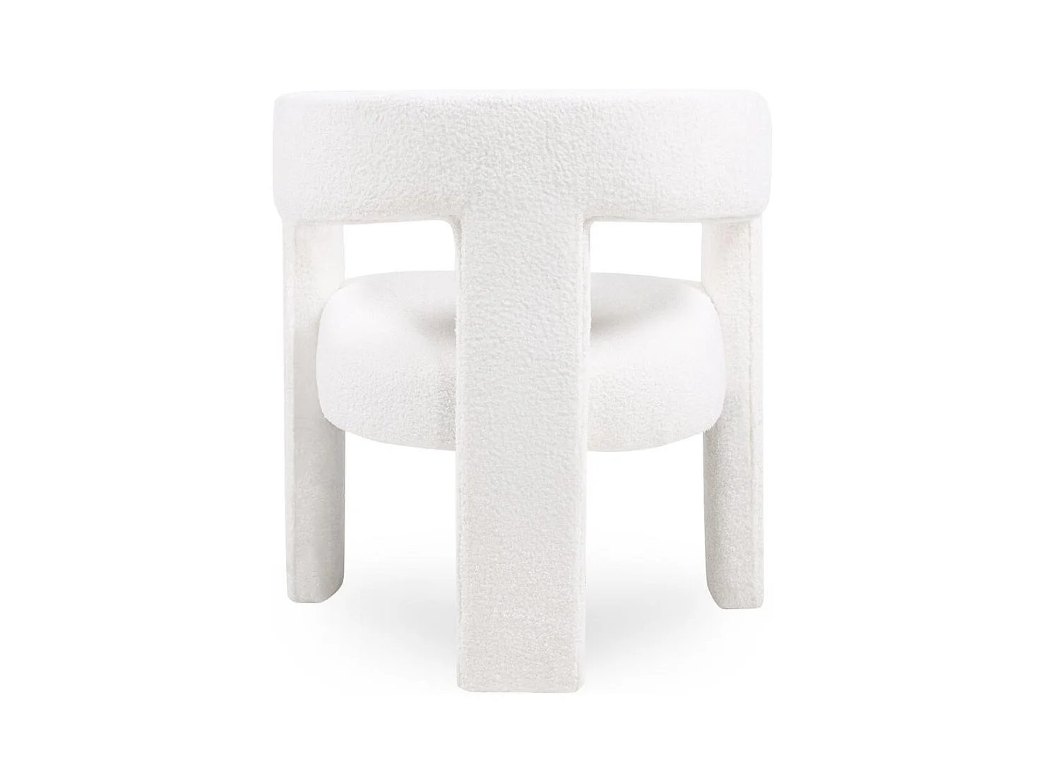 Lounge stoel 66x57x76 cm crème Lauren