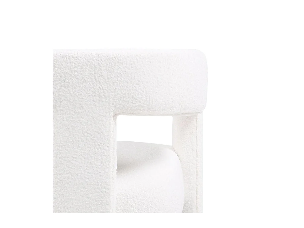 Lounge stoel 66x57x76 cm crème Lauren