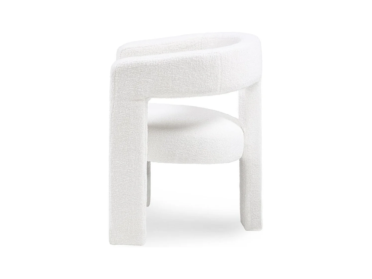 Loungesessel 66x57x76 cm Creme Lauren