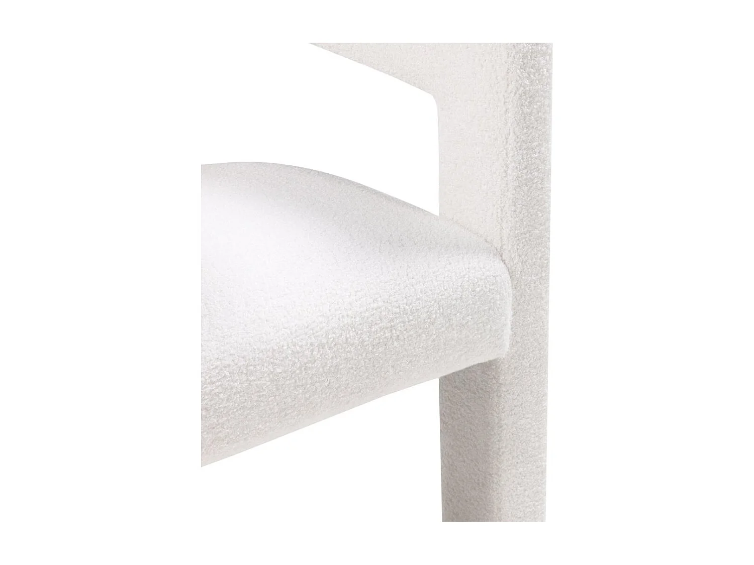 Loungesessel 66x57x76 cm Creme Lauren