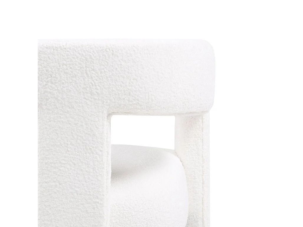 Loungesessel 66x57x76 cm Creme Lauren