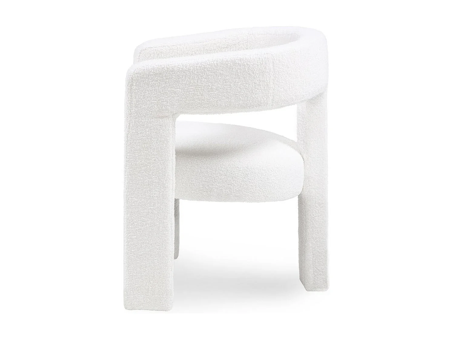 Loungesessel 66x57x76 cm Creme Lauren