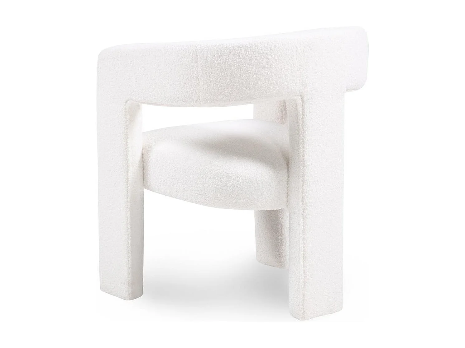 Loungesessel 66x57x76 cm Creme Lauren