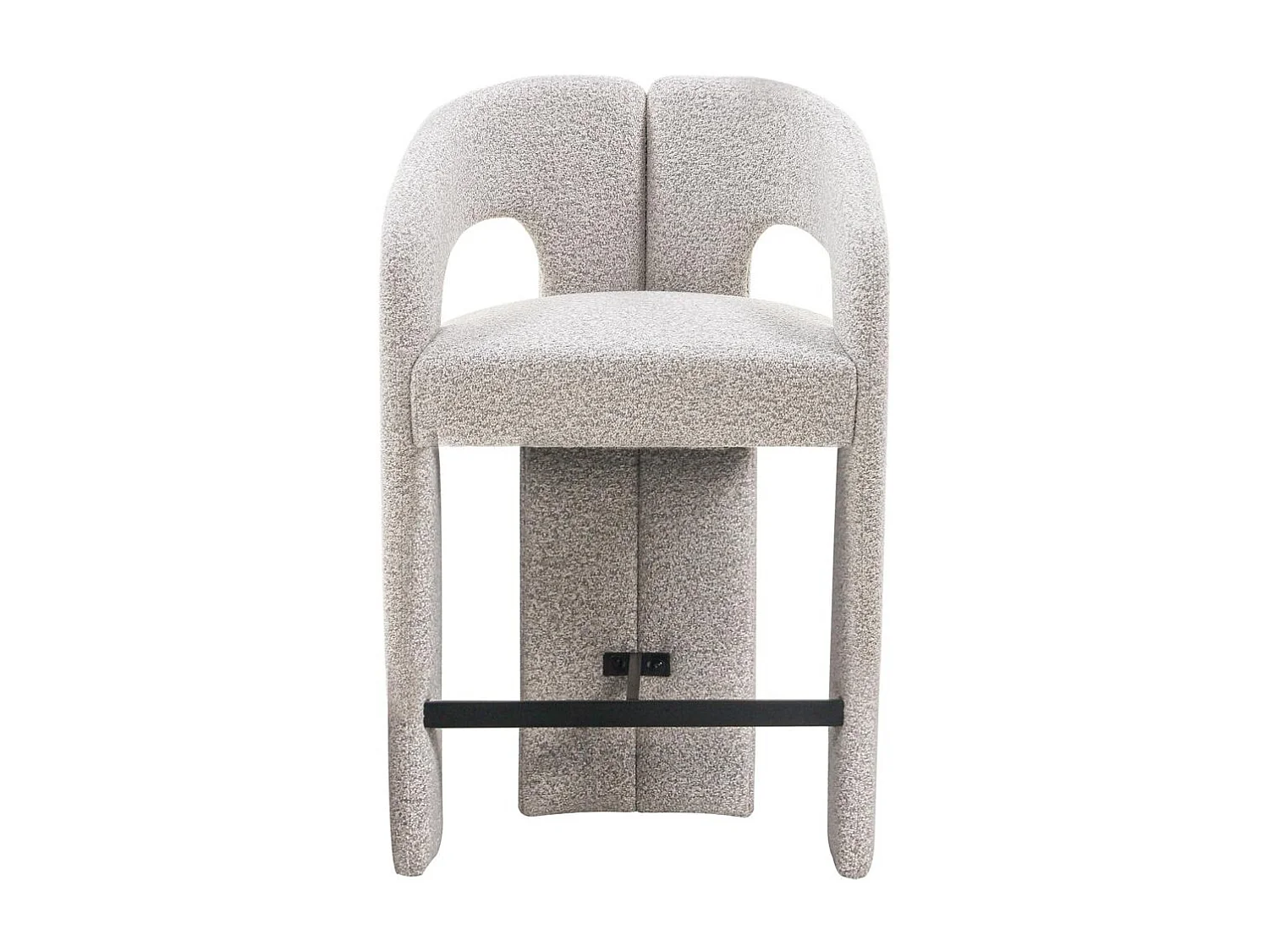 Tabouret rembourré 58x51x91 cm beige Joel