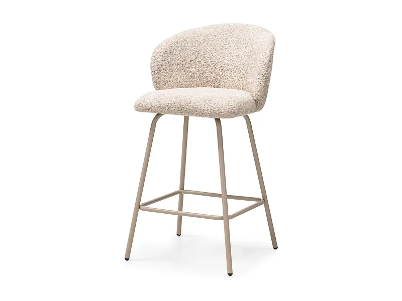 Barhocker 50,5x53,5x88 cm beige LUEUR