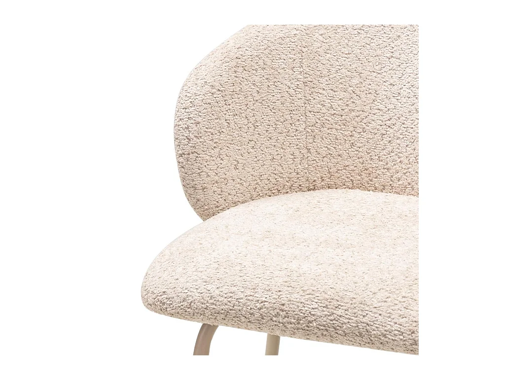 Barhocker 50,5x53,5x88 cm beige LUEUR