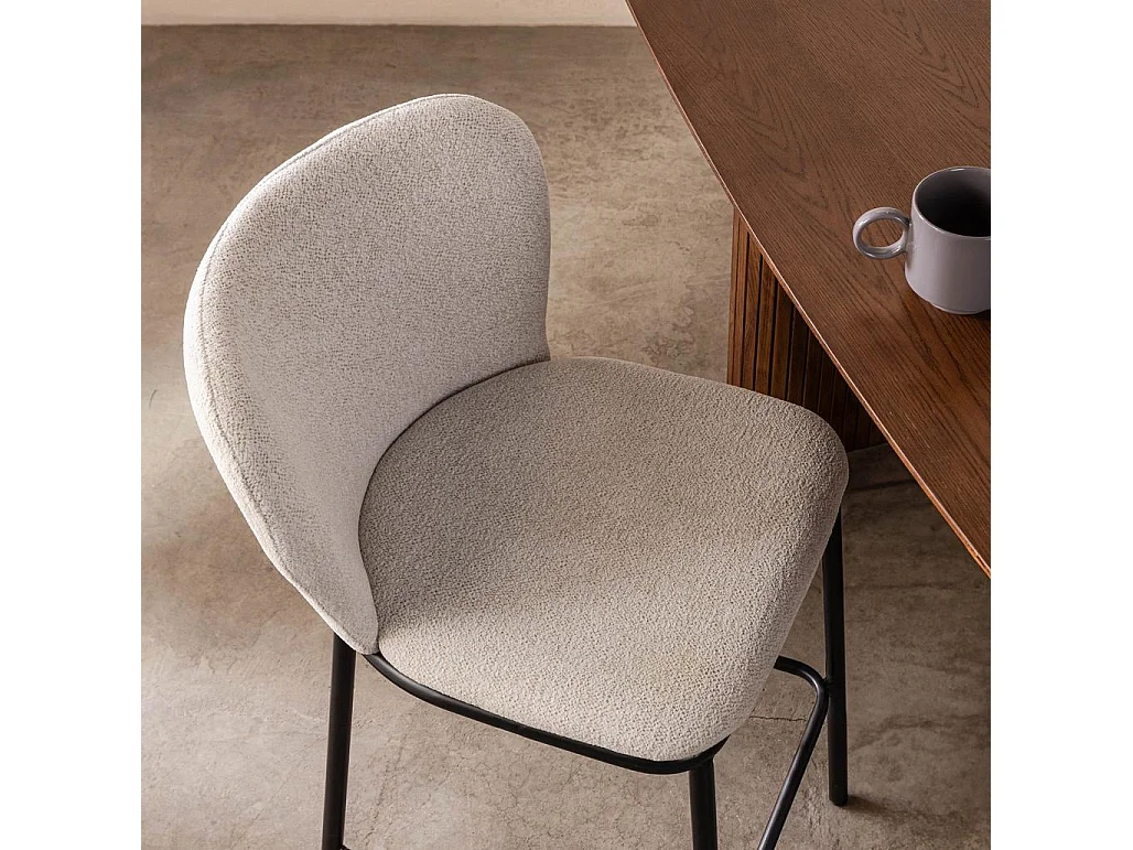 Barhocker 53x56x91,5 cm beige NIKA