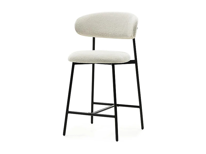 Barhocker 53x51,5x94 cm creme LORO