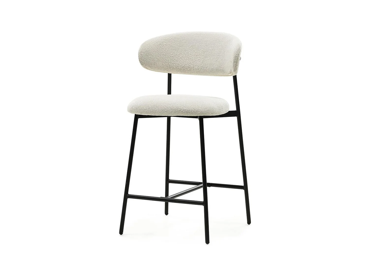 Barhocker 53x51,5x94 cm creme LORO