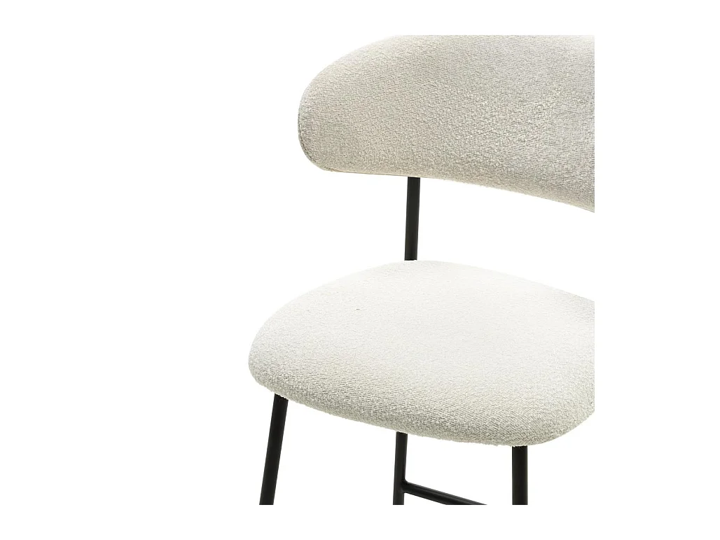 Barhocker 53x51,5x94 cm creme LORO