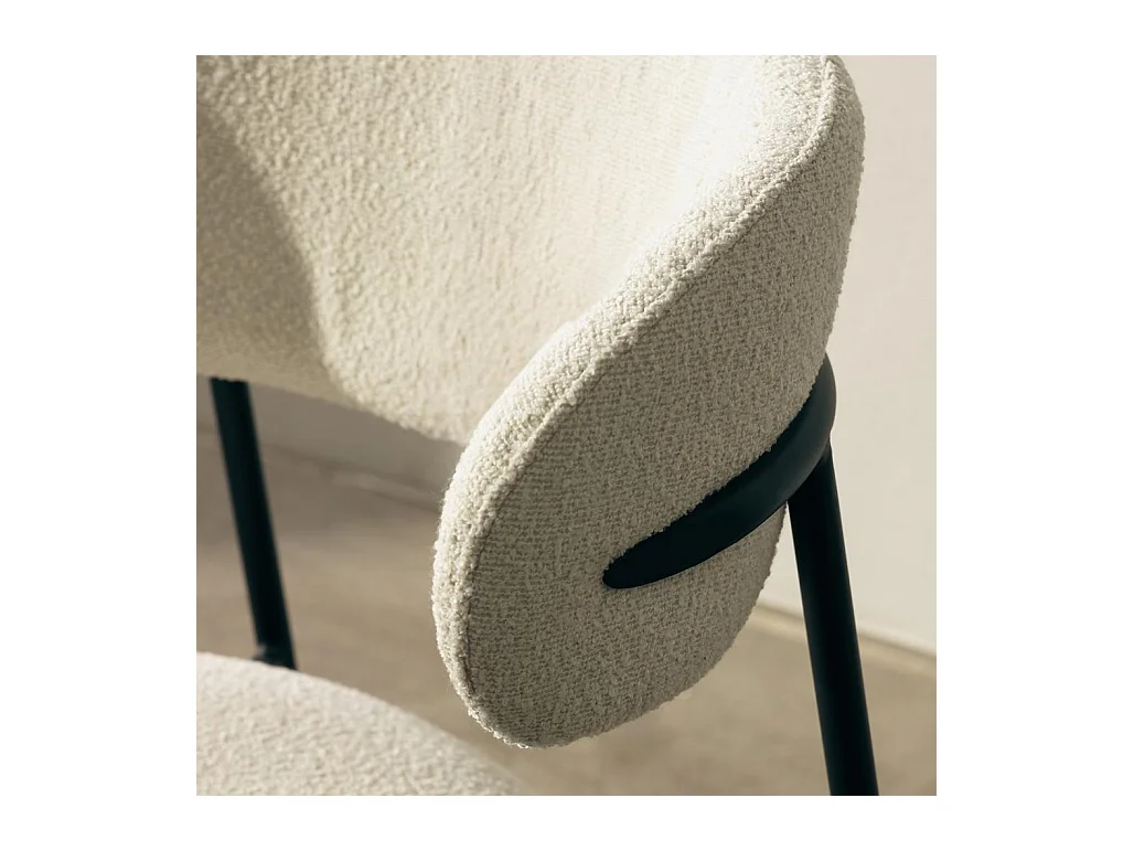 Barhocker 53x51,5x94 cm creme LORO