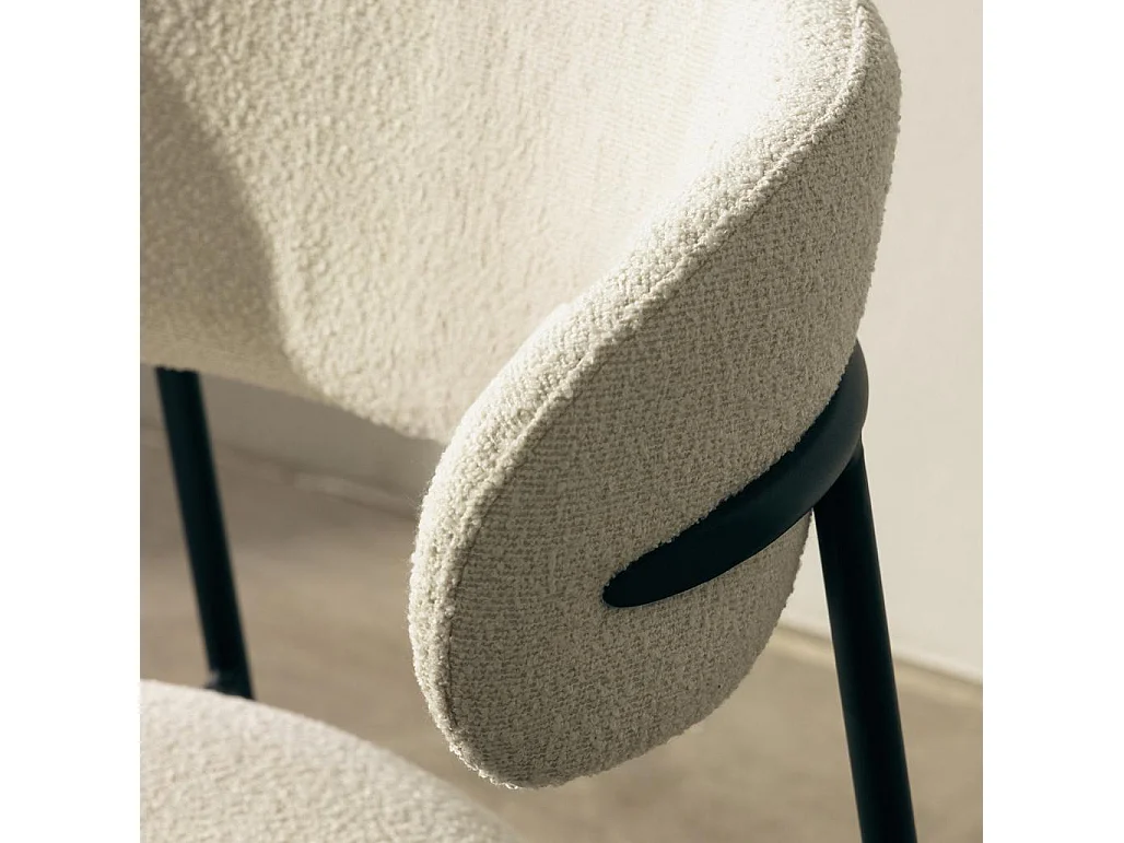 Taburete 53x51.5x94 cm crema LORO