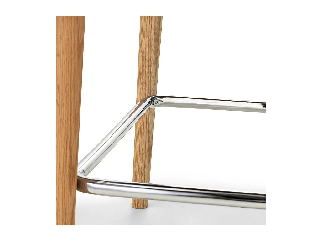 Tabouret de bar 47x51,5x96,5 cm crème Mia