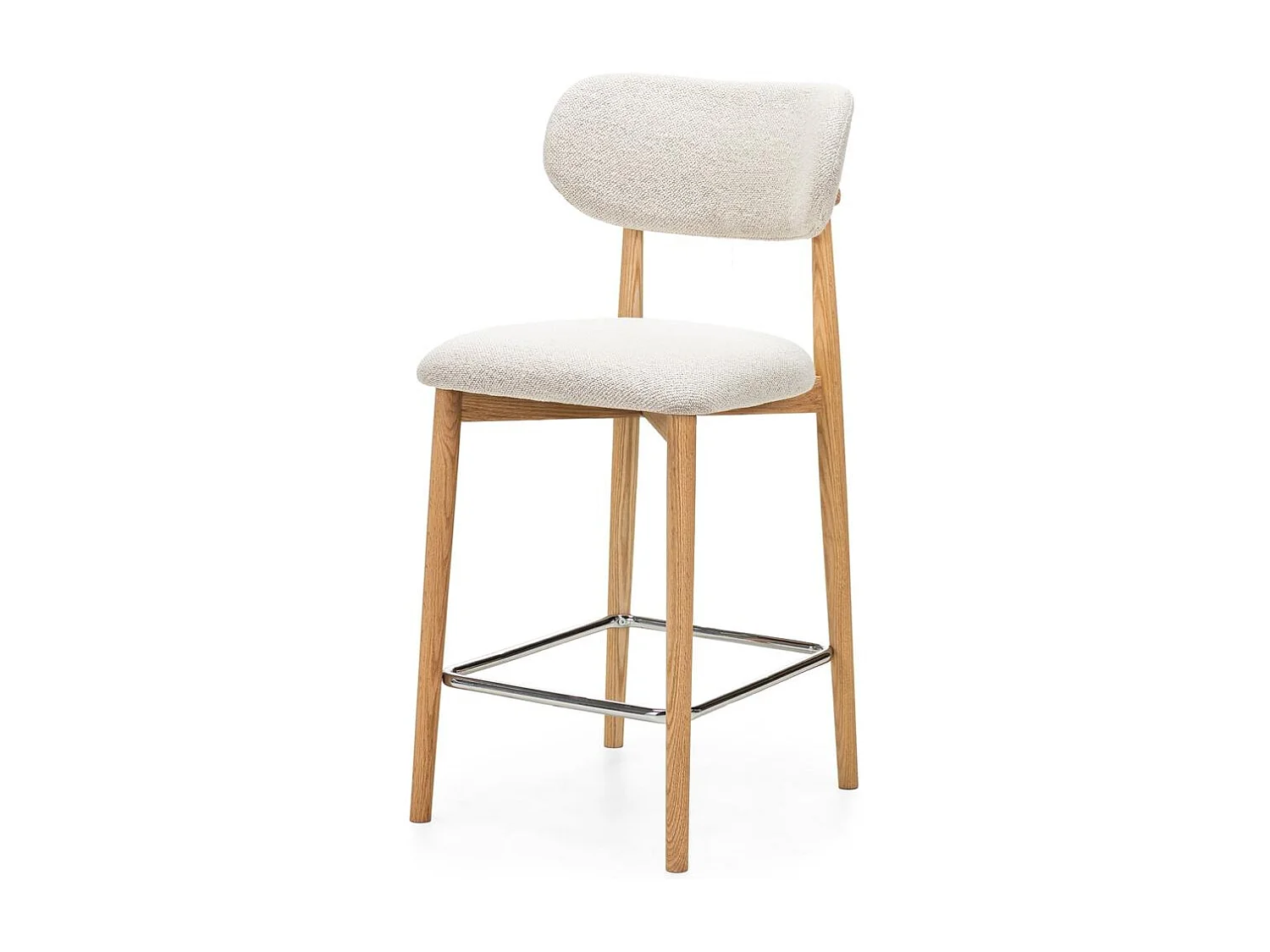 Barhocker 47x51,5x96,5 cm creme Mia