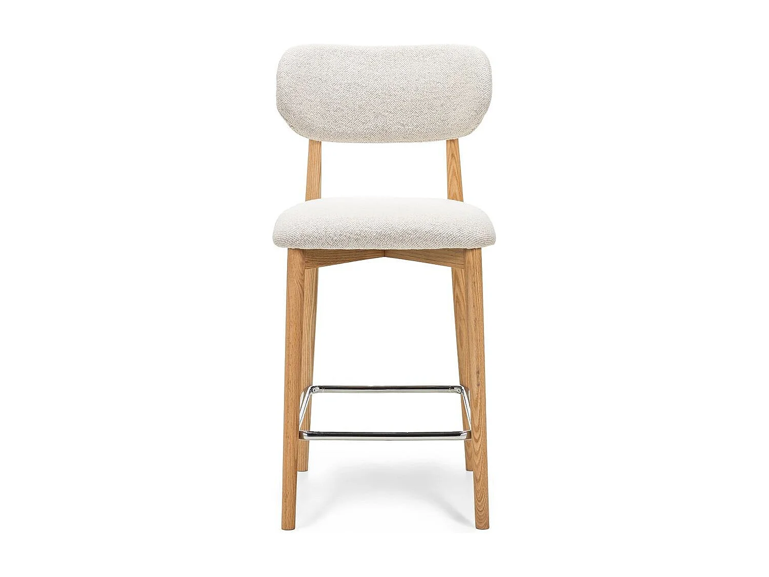 Barhocker 47x51,5x96,5 cm creme Mia