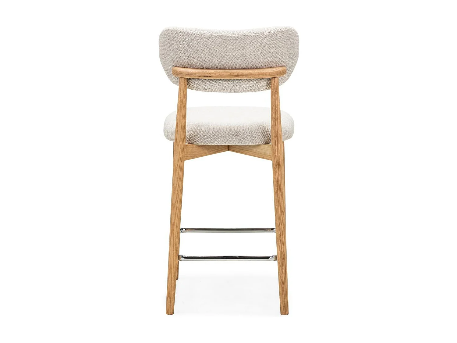 Barhocker 47x51,5x96,5 cm creme Mia