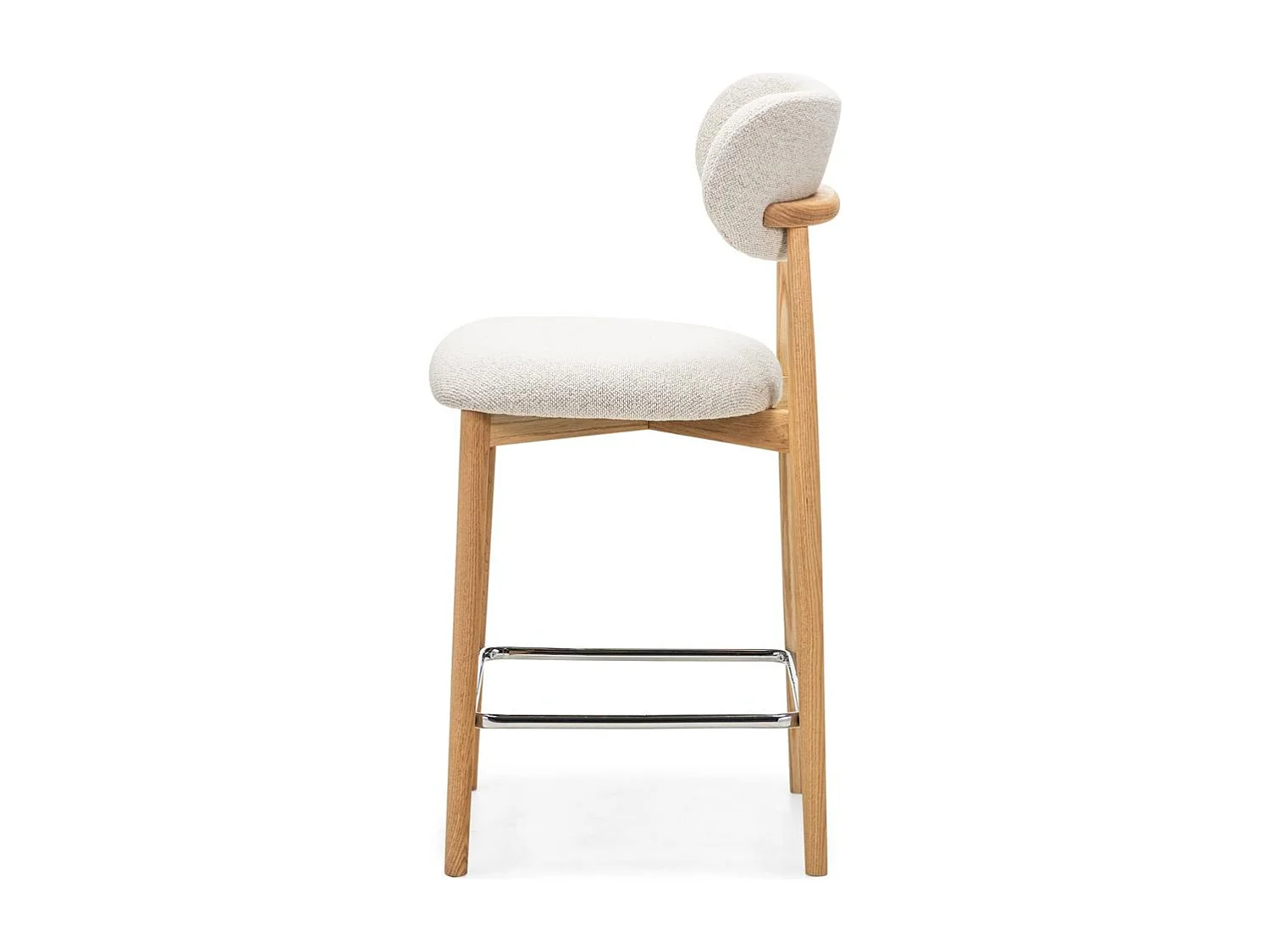 Barhocker 47x51,5x96,5 cm creme Mia