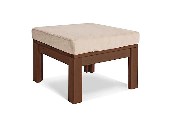 Tischhocker 51x51x38 cm creme Mexiko