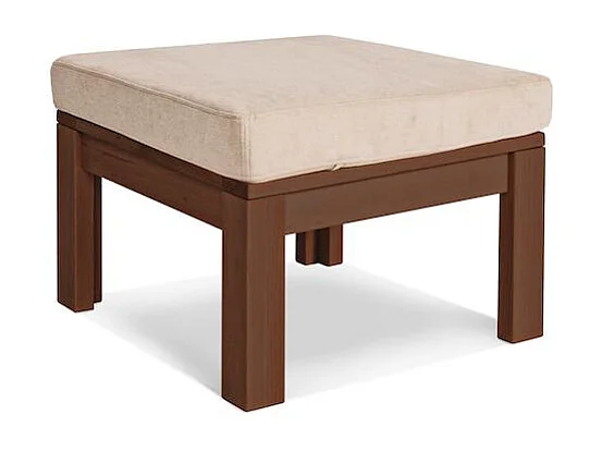 Tischhocker 51x51x38 cm creme Mexiko