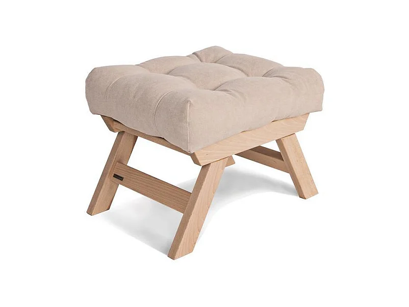 Pouf 55x47x43 cm Crème Allegro