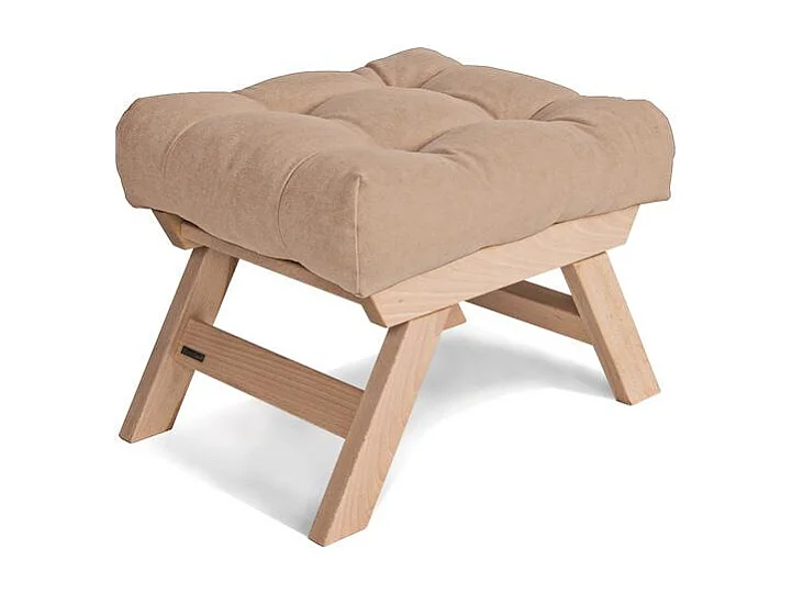 Pouf 0,55x0,47x0,43 m Beige Allegro