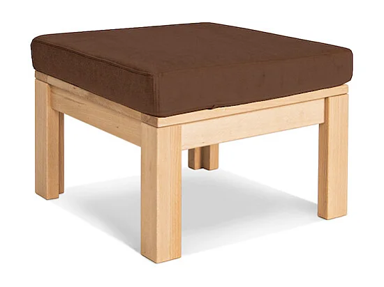 Pufe de mesa 51x51x38 cm castanho México