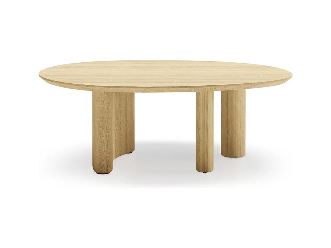 Table basse 110x70x40 cm Chêne Cecile