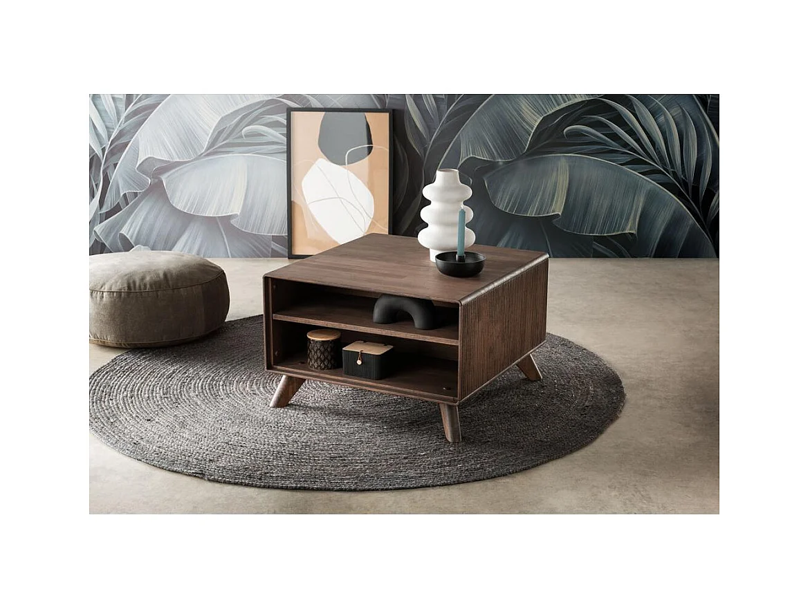 Couchtisch 70x70x45 cm Braun Doryda wz-0624