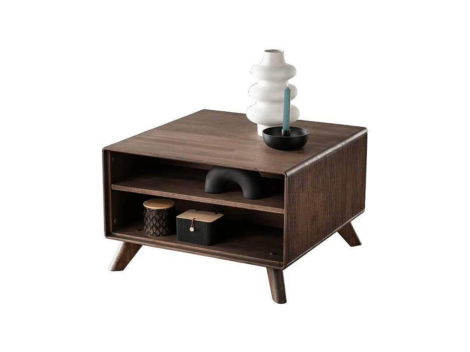 Couchtisch 70x70x45 cm Braun Doryda wz-0624