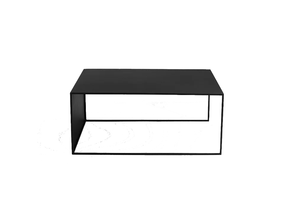 Table basse 100x60x45 cm noire 2MURS MÉTAL