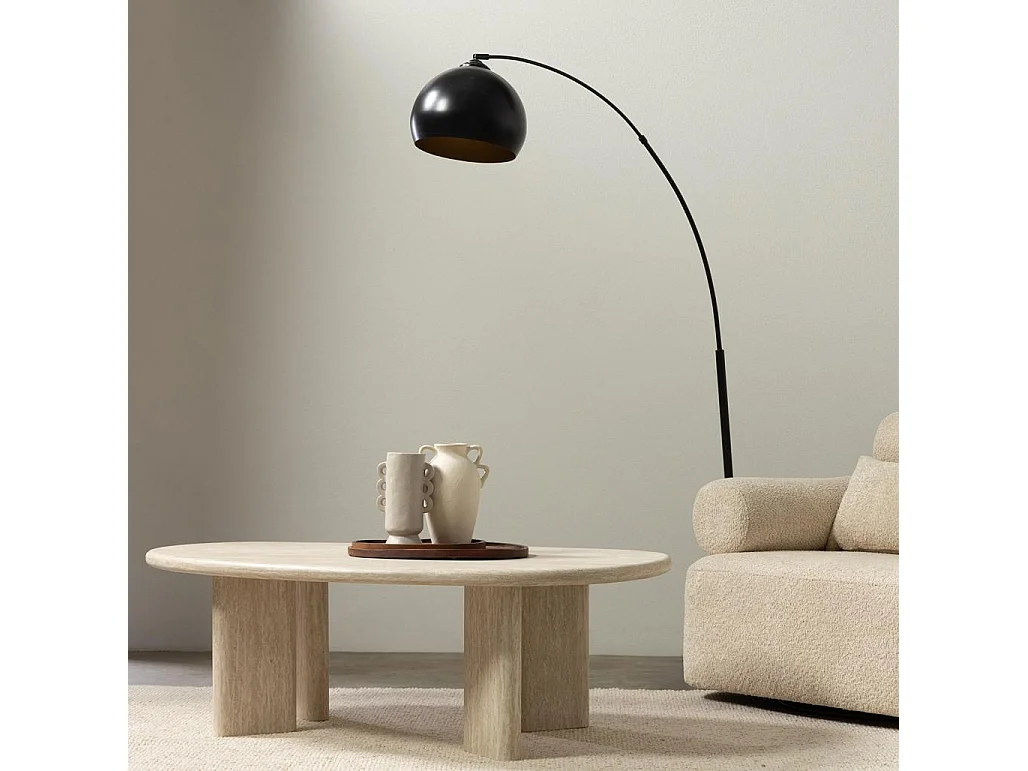 Salontafel 42x130x80 cm Beige Nadin