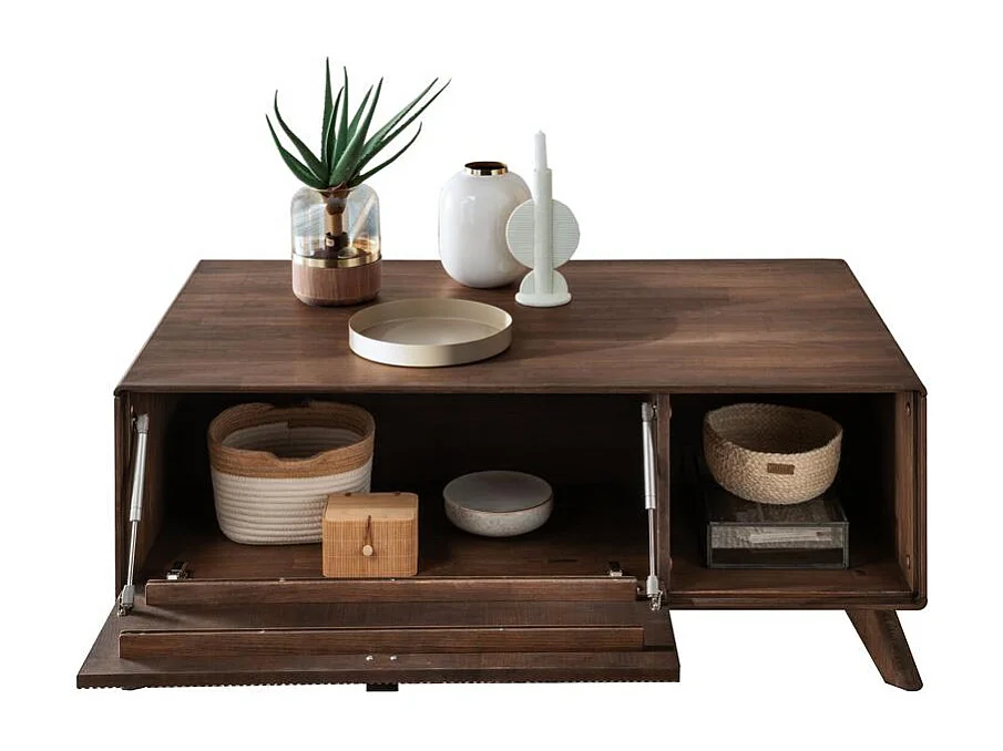 Stolik kawowy 118x70x45 cm Brązowy DORYDA WZ-0624