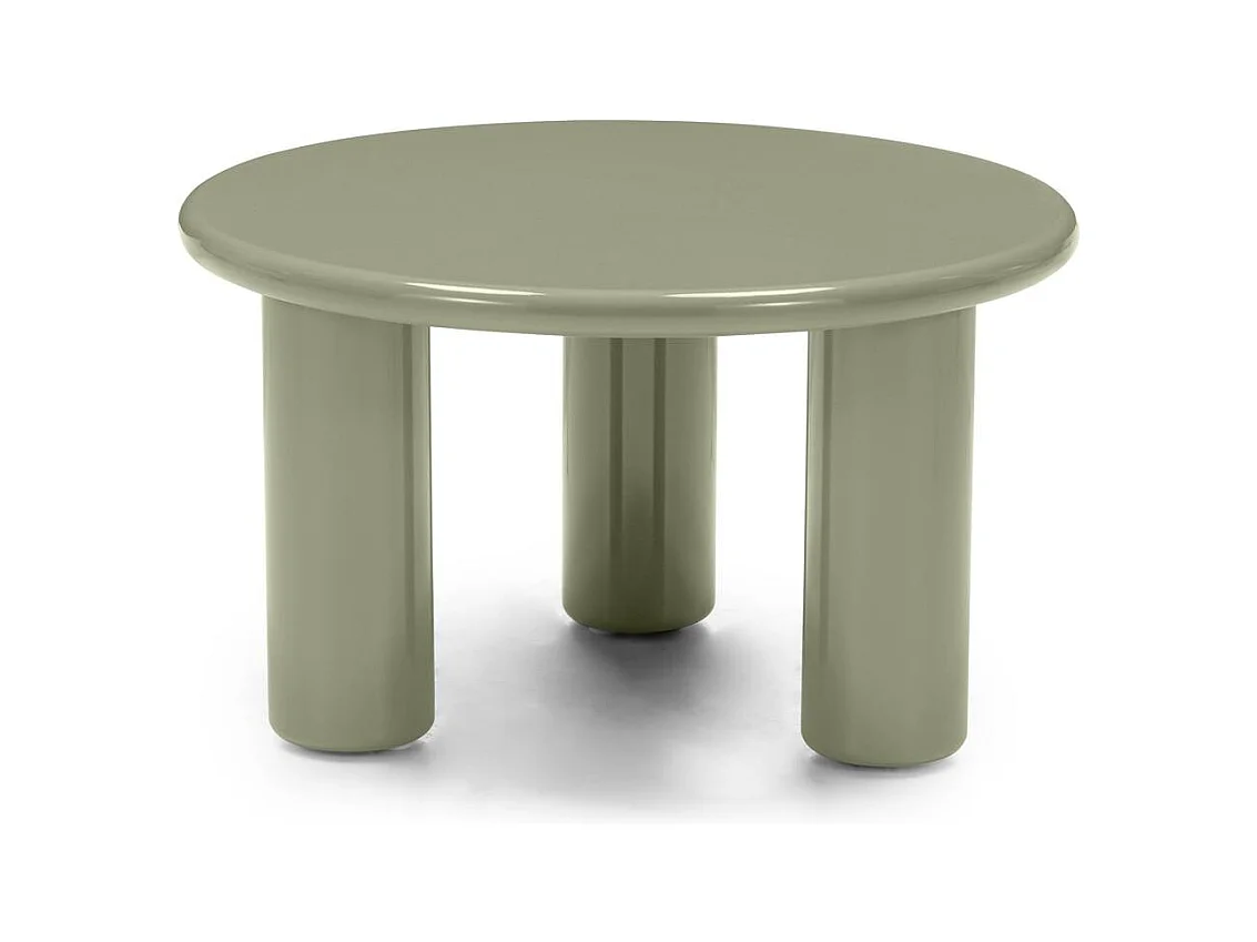 Table basse 60x60x35 cm olive Lecrel