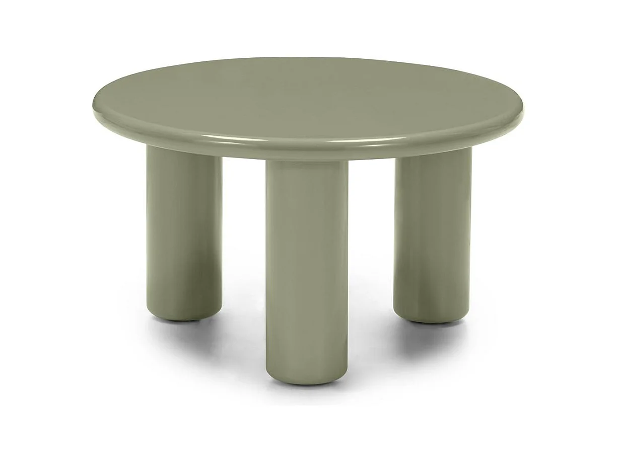 Table basse 60x60x35 cm olive Lecrel
