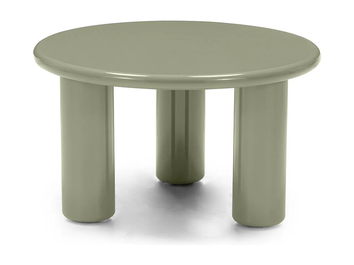 Table basse 60x60x35 cm olive Lecrel