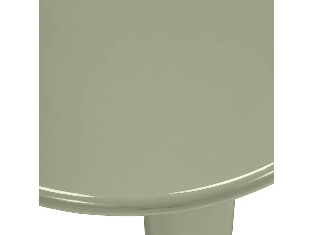 Table basse 60x60x35 cm olive Lecrel