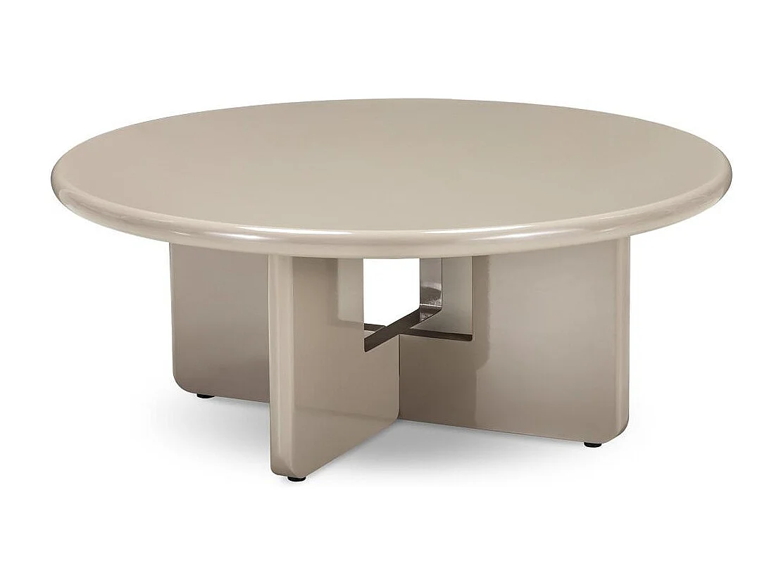 Salontafel 80x80x32 cm beige LARNA