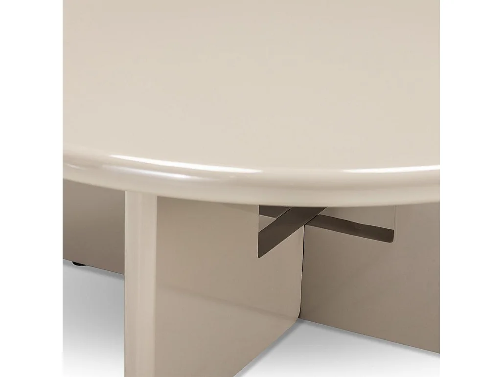 Salontafel 80x80x32 cm beige LARNA