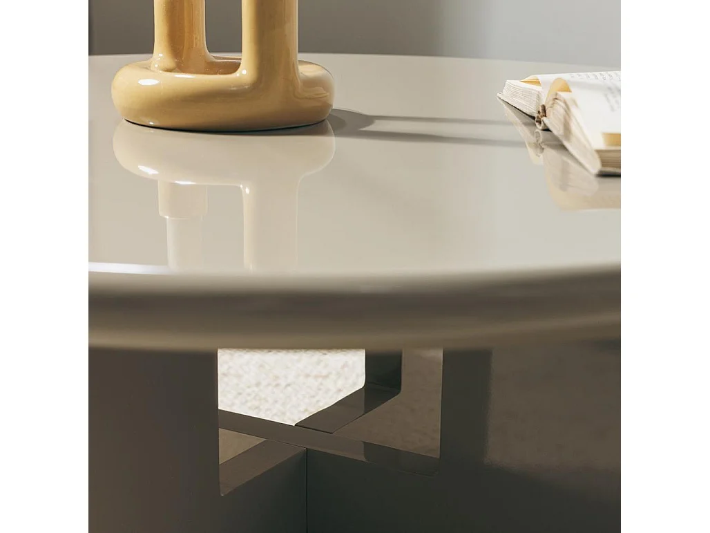 Salontafel 80x80x32 cm beige LARNA